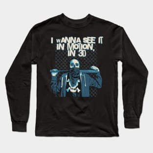 BTS Jeon Jungkook I wanna see it motion 3d typography graphic army | Morcaworks Long Sleeve T-Shirt